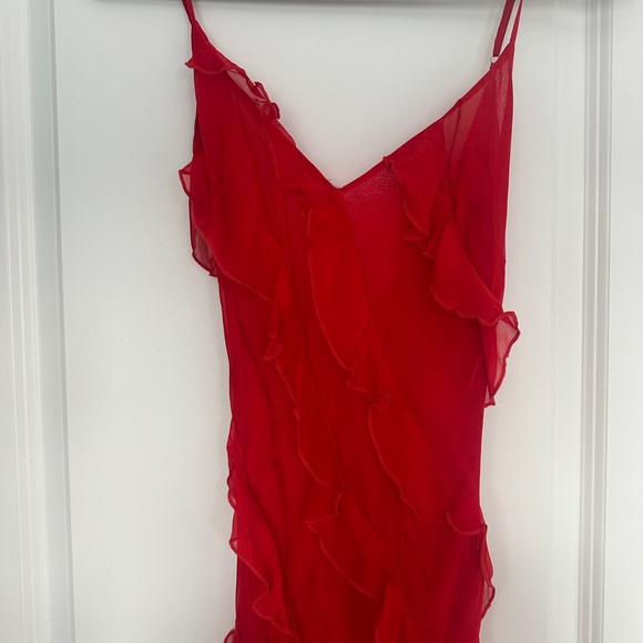 Cecelia Red Evening Dress - Picture 3 of 6